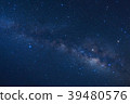 Starry night sky and milky way galaxy with stars 39480576