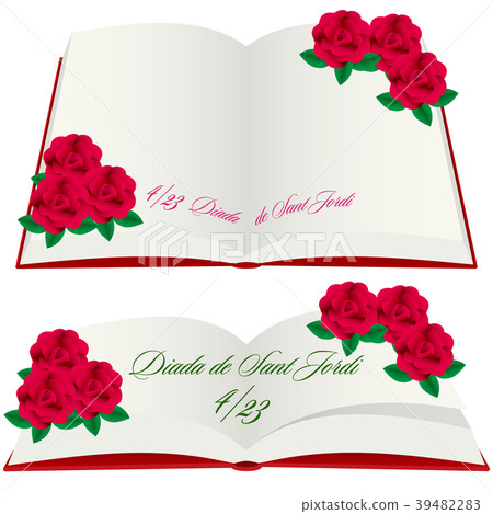 矢量聖霍爾迪的日本玫瑰 39482283