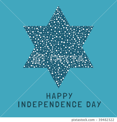 Israel Independence Day icons in in star shape Israel Independence Day icons in in star shape 39482322