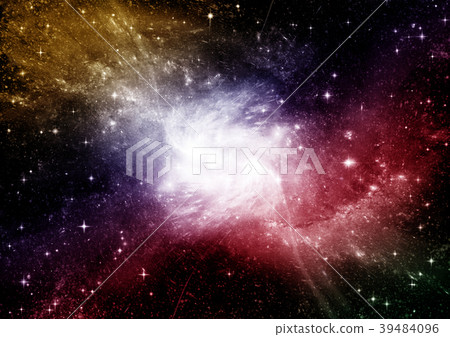 galaxy in a free space 39484096