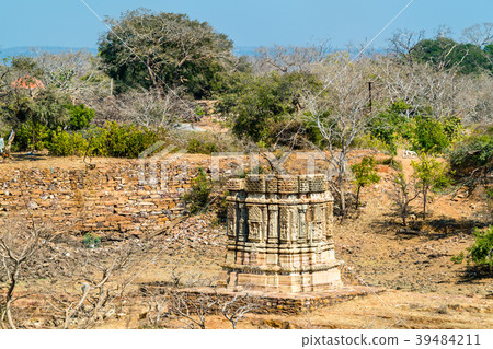 Old ruins at Chittor Fort in Chittorgarh city of 39484211