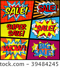 Colorful Pop art comic sale discount promotion  39484245