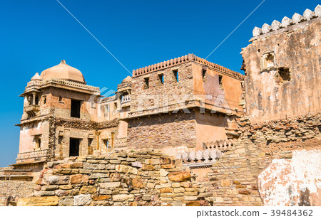 Rana Kumbha Palace at Chittor Fort. Rajastan State 39484362