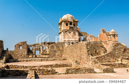 Rana Kumbha Palace at Chittor Fort. Rajastan State 39484487