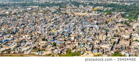 Aerial panorama of Chittorgarh from the fort - 39484488
