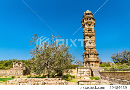 Vijaya Stambha, Victory Tower at Chittor fort Vijaya Stambha, Victory Tower at Chittor fort 39484689