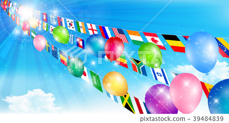 Flag country athletic meet background 39484839