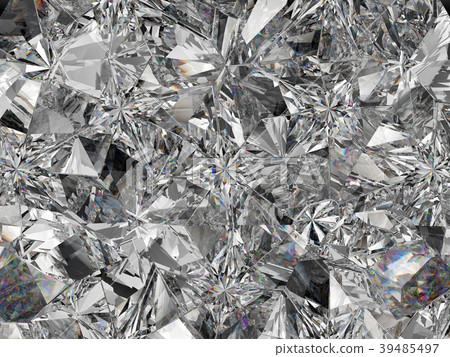 diamond structure extreme closeup and kaleidoscope 39485497