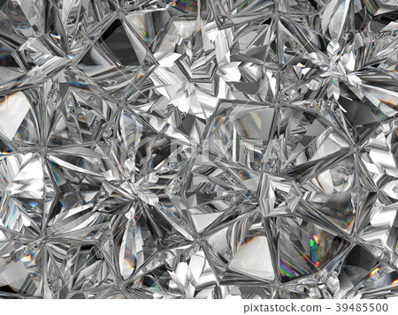 diamond structure extreme closeup and kaleidoscope 39485500