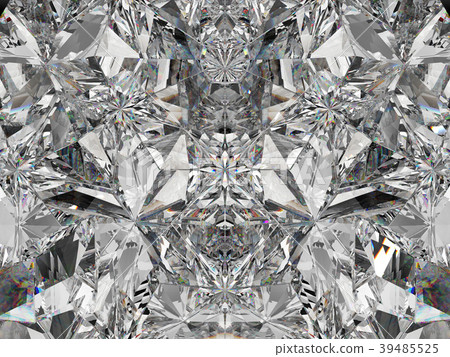 Gemstone structure extreme closeup kaleidoscope 39485525