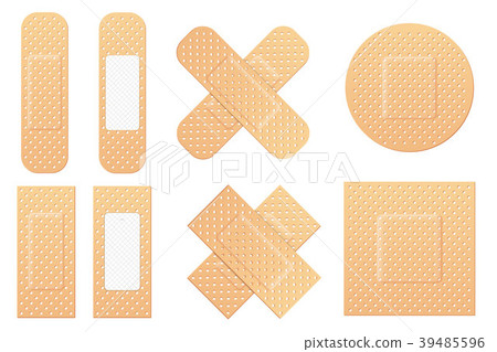 Creative vector illustration of adhesive bandage Creative vector illustration of adhesive bandage 39485596