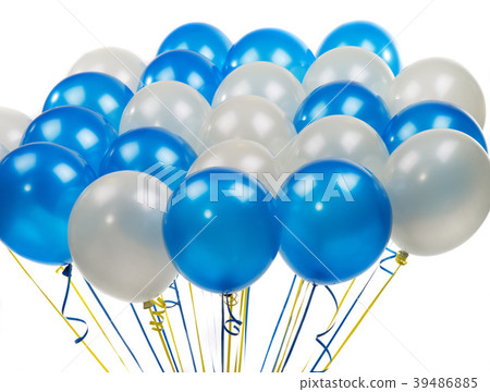 white and blue balloons white and blue balloons 39486885