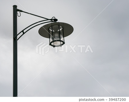 Iron street lamp in the city Iron street lamp in the city 39487200
