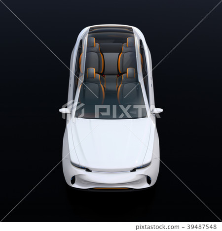 前面的圖像通過電動SUV的內部 39487548