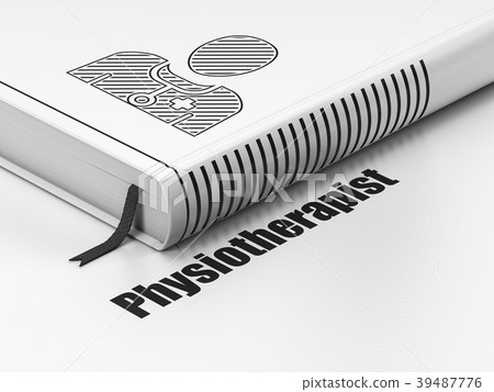 Health concept: book Doctor, Physiotherapist on 39487776