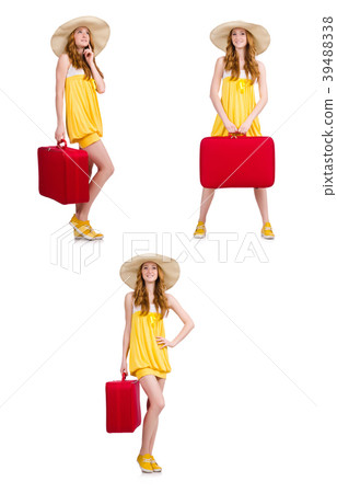 Woman preparing for summer vacation 39488338