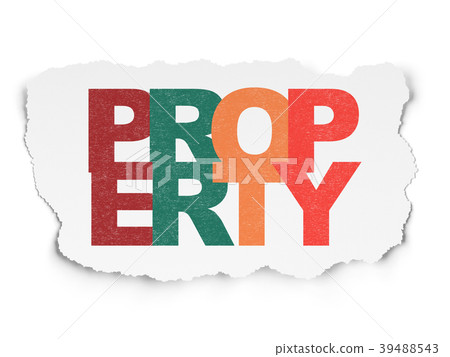Business concept: Property on Torn Paper 39488543