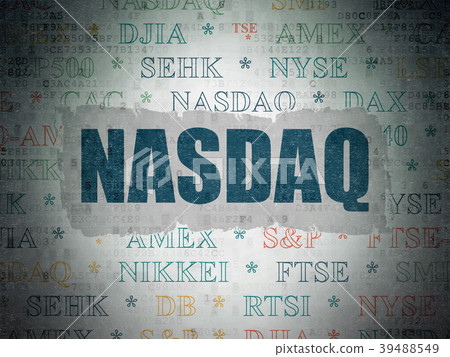 Stock market indexes concept: NASDAQ on Digital Stock market indexes concept: NASDAQ on Digital 39488549
