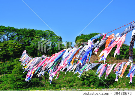 A streamer swimming in the blue sky of Sagami River A streamer swimming in the blue sky of Sagami River 39488673