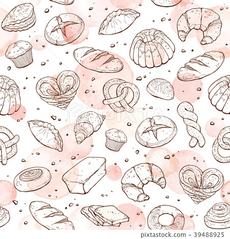 bakery seamless background bakery seamless background 39488925
