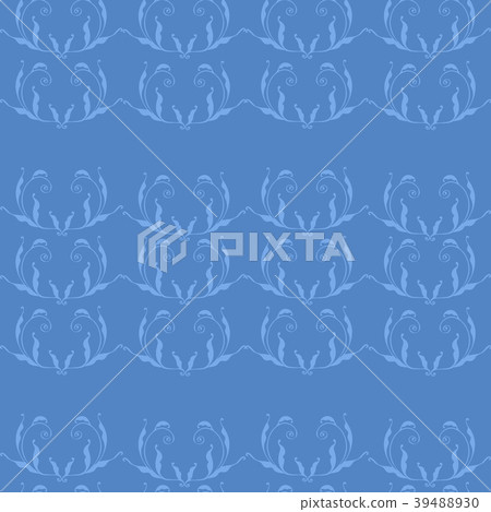 Hand Drawn Vector seamless pattern with line art - Stock Illustration ...