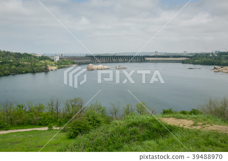View of hydroelectric power station Dniproges 39488970