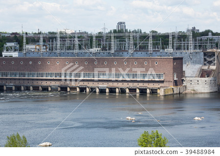 View of hydroelectric power station Dniproges 39488984