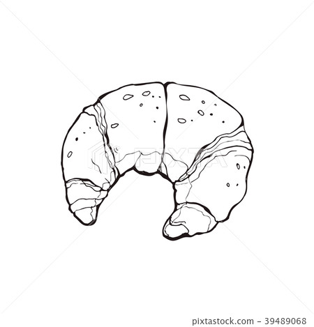 hand drawn bread 39489068