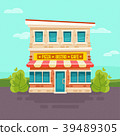 Cafe building, restaurant facade 39489305