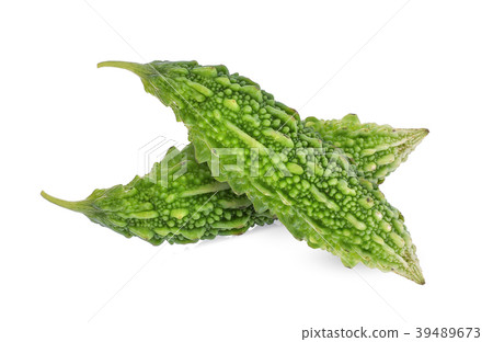 bitter melon isolated on white background bitter melon isolated on white background 39489673