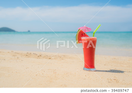 Watermelon cocktail in Phuket, Thailand. Watermelon cocktail in Phuket, Thailand. 39489747