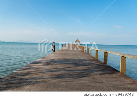 Wooden pier in Phuket, Thailand. Wooden pier in Phuket, Thailand. 39489748