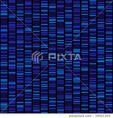 Blue Dna Sequence Results on Black Seamless Blue Dna Sequence Results on Black Seamless 39491305