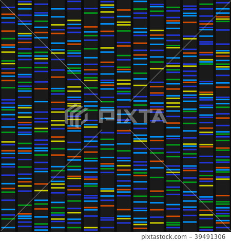 Color Dna Sequence Results on Black Seamless Color Dna Sequence Results on Black Seamless 39491306