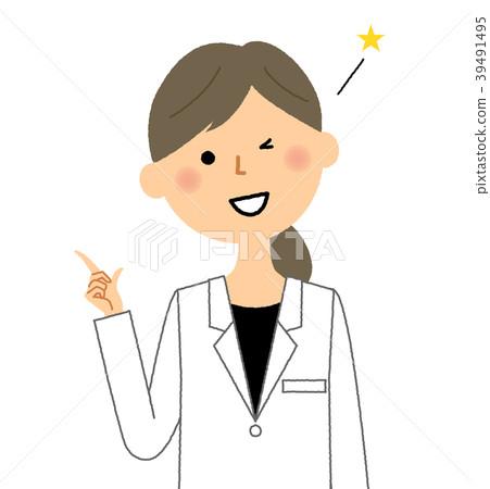 It refers to female fingers of white coat It refers to female fingers of white coat 39491495