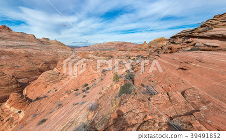 Amazing landscape in desert in Arizona, The Wave. Amazing landscape in desert in Arizona, The Wave. 39491852