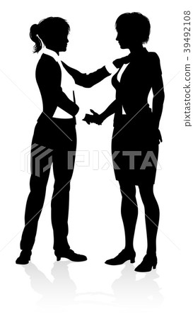 Silhouette Business People 39492108