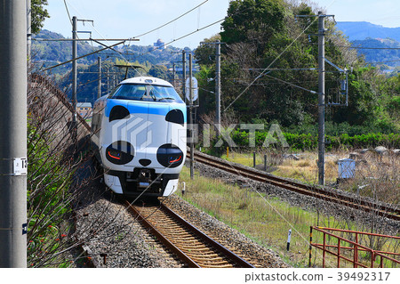 Panda Kuroshio No. JR 287 Panda face Express Train Kuroshio 49 Panda Kuroshio No. JR 287 Panda face Express Train Kuroshio 49 39492317