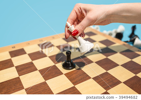 The chess board and game concept of business ideas The chess board and game concept of business ideas 39494682