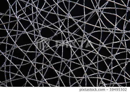 silver filter membrane close-up silver filter membrane close-up 39495302