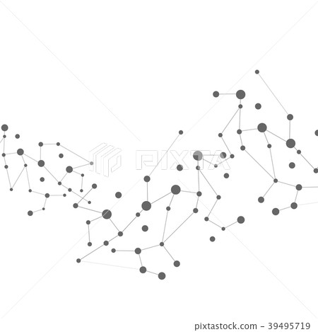 Molecule structure vector illustration background - Stock Illustration ...