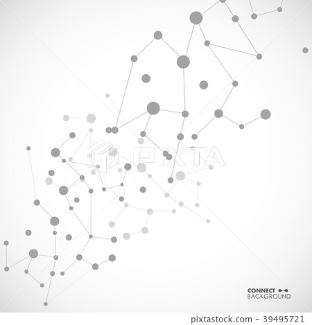 Molecule structure vector illustration background - Stock Illustration ...