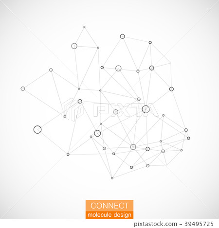 Molecule structure vector illustration background - Stock Illustration ...