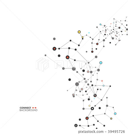 Molecule structure vector illustration background - Stock Illustration ...