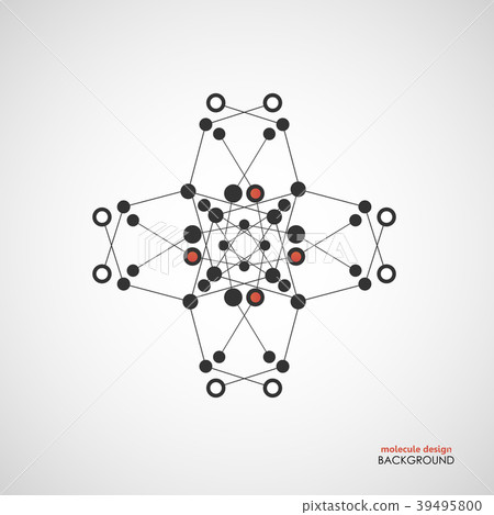 Connection vector abstract figure - Stock Illustration [39495800] - PIXTA
