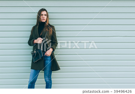 Beautiful girl with long brown hair 39496426