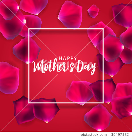 Happy Mother's day greeting card with background 39497382