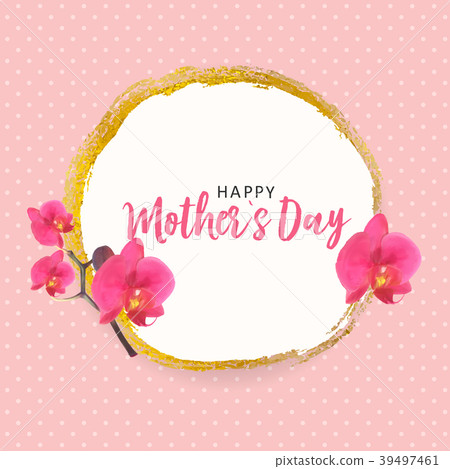 Happy Mother's day greeting card with background Happy Mother's day greeting card with background 39497461