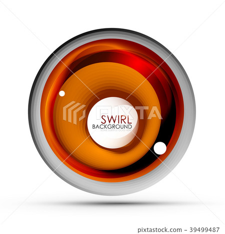 Spiral swirl flowing lines 3d vector abstract Spiral swirl flowing lines 3d vector abstract 39499487