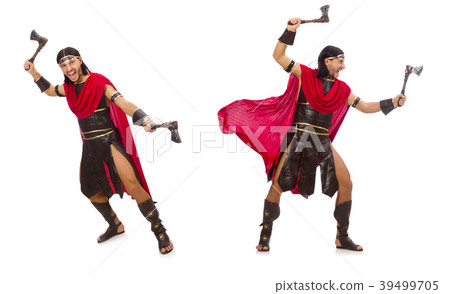 Gladiator isolated on white Gladiator isolated on white 39499705